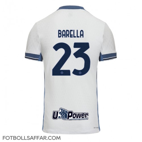 Inter Milan Nicolo Barella #23 Bortatröja 2024-25 Kortärmad